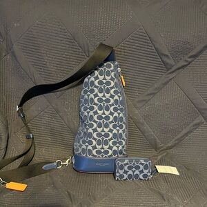 NWT COACH MATCHING SLING BAG & WALLET WONT SEPARATE